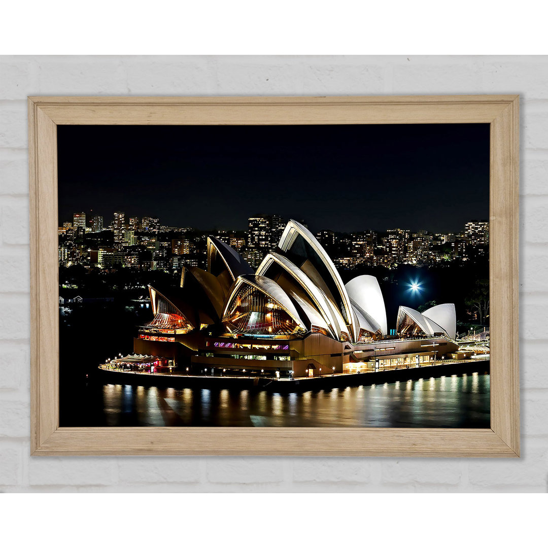 Sydney Opernhaus Lichter - Druck