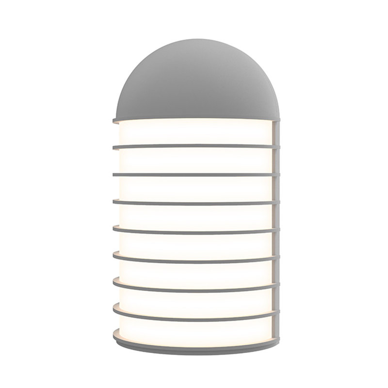 Lighthouse Textured White 20.5" LED Wall Sconce with Dimmable Light