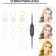 10" LED Ring Light with Tripod and Cellphone Holder 3 Colors Dimmable