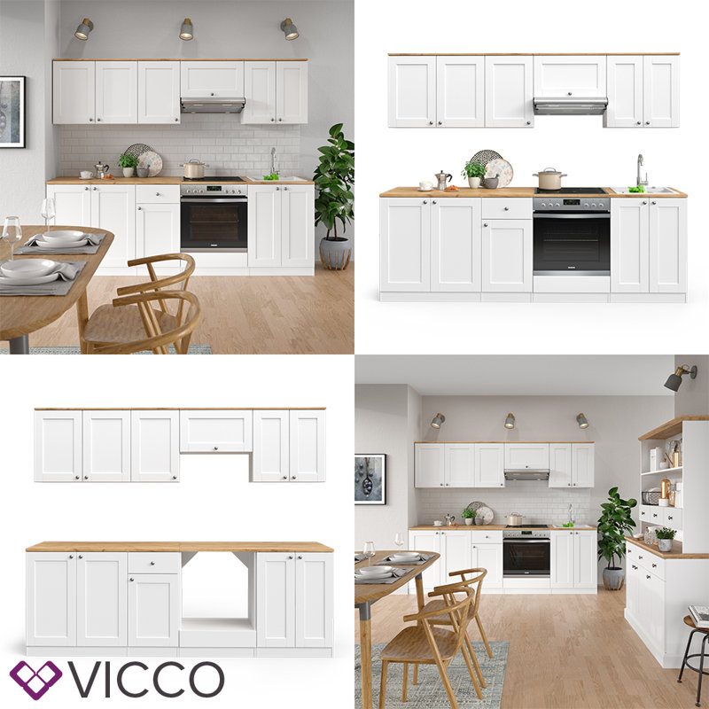 Helf Matte Kitchen Unit, White