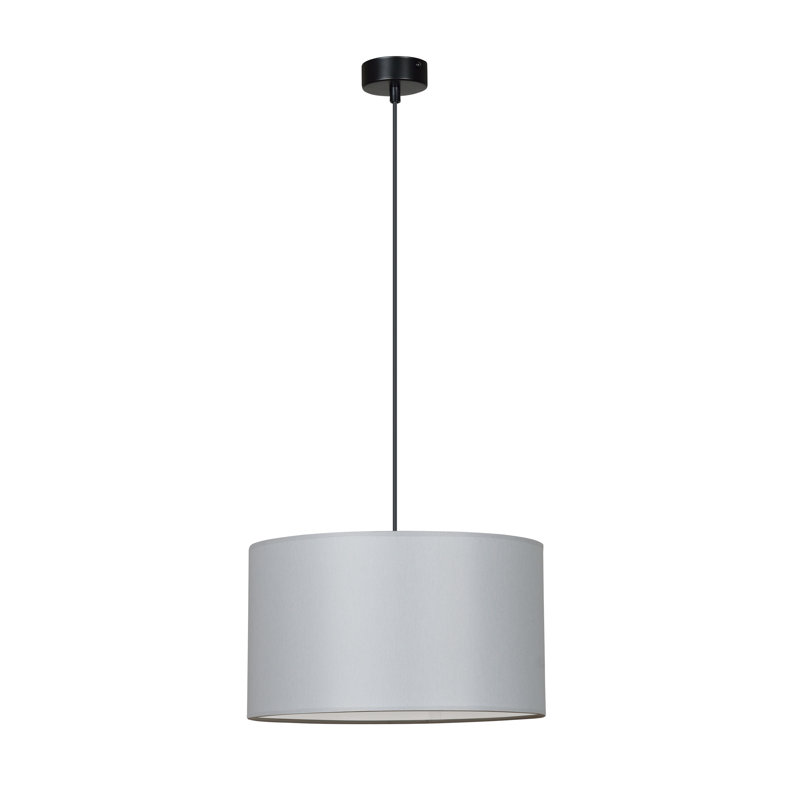 Pascua 1 - Light Drum Pendant, Light Gray