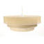 Wampum 1 - Light Cream Geometric Pendant