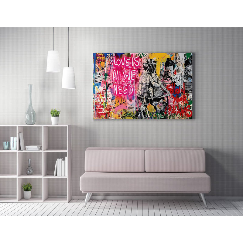 Peinture décorative sur toile