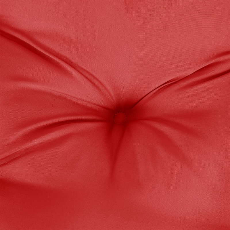 Coussin de banc en tissu Oxford, Rouge, H 2,8 po x l 78,7 po x P 19,7 po