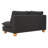 Rosabel Minze Loveseat Black