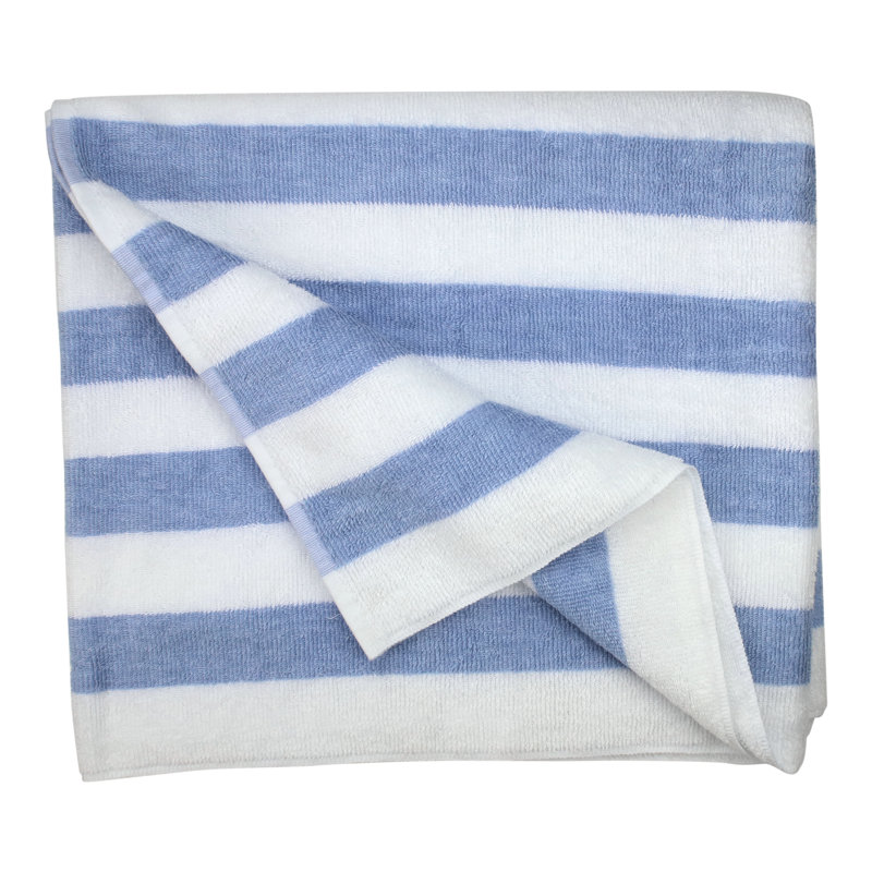 Ensemble de 24 serviettes de plage Fibertone par 1888 Mills Cabana, Bleu