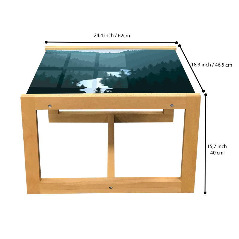 Jacelle Sled Coffee Table, 62cm H x 46cm W x 40cm D