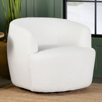 Chaise pivotante rembourrée Denae