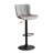 Swivel Adjustable Height Faux Leather Bar Stool-376865818