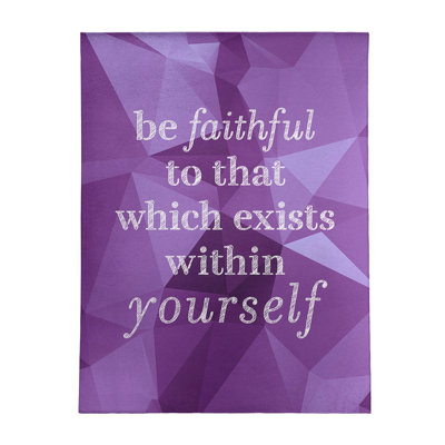 Quotes Chenille Indoor Rug