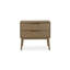 2 - Drawer Solid Wood Nightstand