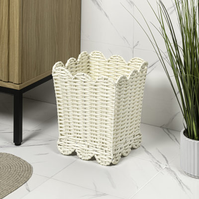 Poubelle carrée effilée Silas Modern Farmhouse