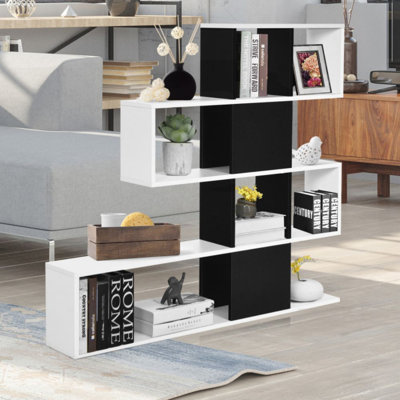 43'' H x 47'' W Ladder Bookcase