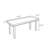 Solid Wood + Iron Legs Rectangular Desk-1830341793