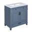 Bathroom Vanity with Ceramic Sink,Solid Wood Frame Bathroom Storage Cabinet with Soft Closing Doors-756098316-756098313