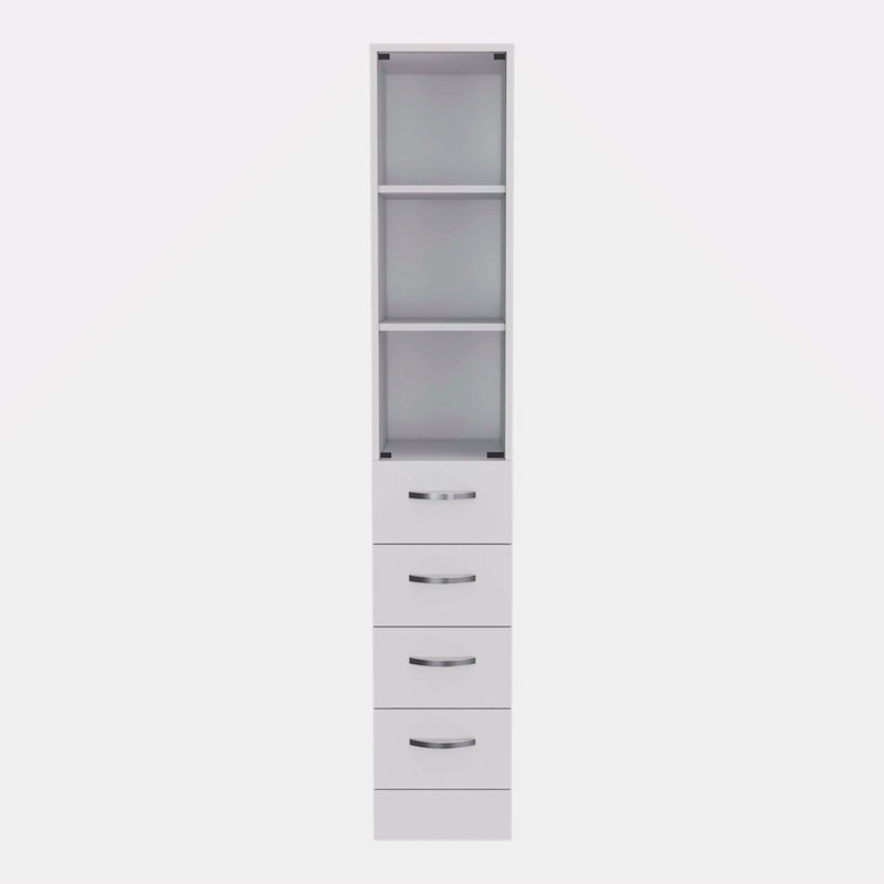 3-Drawer 3-Shelf Linen Cabinet
