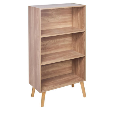 Vester 90cm H x 60cm W Solid Wood Standard Bookcase
