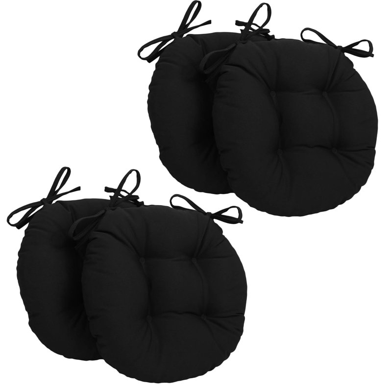 Outdoor 3.5'' Seat Cushion, Black