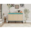 Carved 3 Door Sideboard With LED