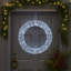 Indoor / Outdoor Led Wreath Lighted Window Décor-1131214905-1131214910