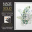 «Blue Mist Eucalyptus I», reproduction encadrée - bois massif-112361969-112361967