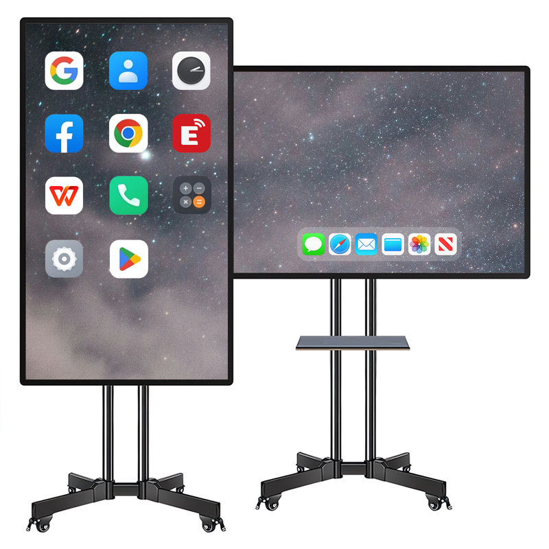 Tableau blanc interactif tout-en-un 49 pouces JYXCN Smart Board avec système double, partage de nuage Smart Board parfait pour l'apprentissage interactif, l'efficacité du bureau et les présentations attrayantes