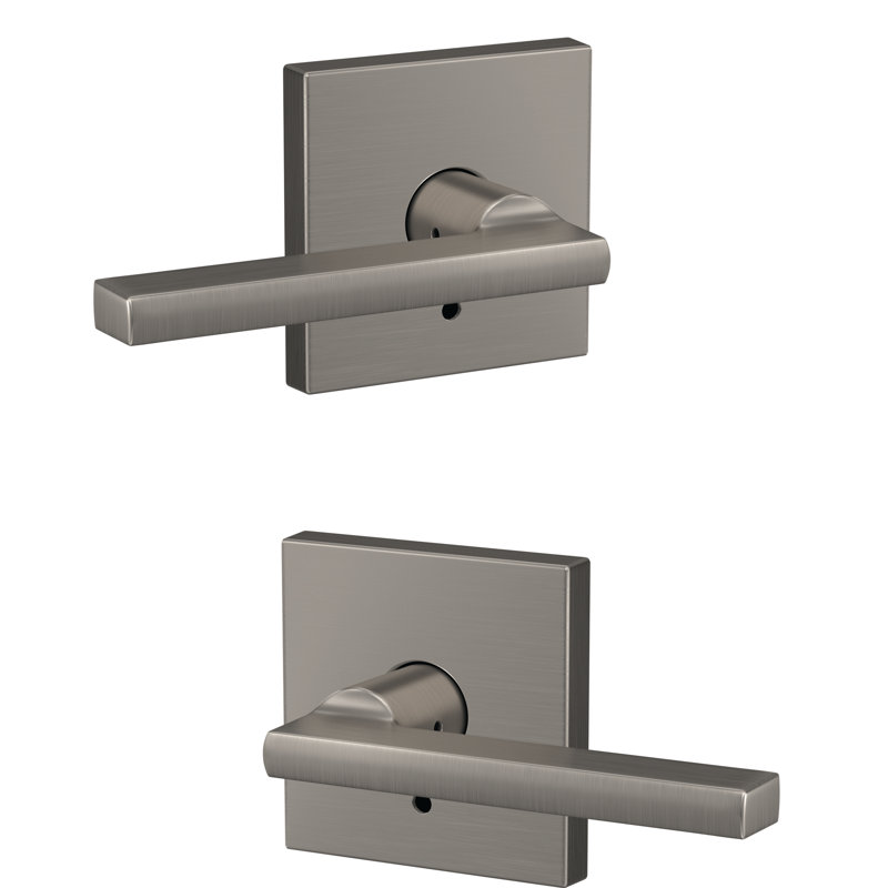 Levier anti-rotation personnalisé Latitude avec garniture Collins, Nickel satiné