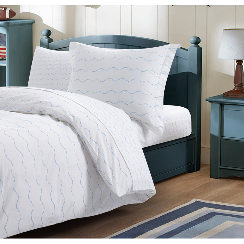 Ensemble de housse de couette South Waves, Couette double / double + 2 taies décoratives sta