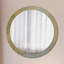 Huldar Round Glass Framed Wall Mounted Accent Mirror-190622524