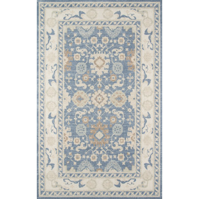 Tapis bleu clair Denya