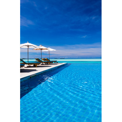 Infinity Pool - Wrapped Canvas Print