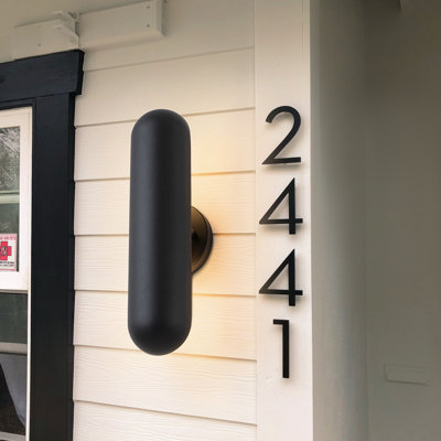 Modern Black Led Outdoor Wall Sconce