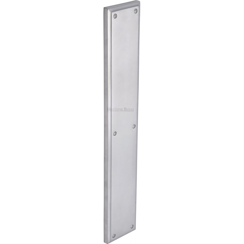 Heritage Brass Heritage Fingerplate, Satin Chrome