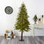 Lighted Artificial Pine Christmas Tree-1736008113