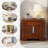 Orion Mid-Century Modern Wood Nightstand With Diamond-Pattern Drawers And Silver Accents-116484474-130178158