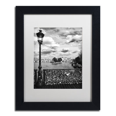 Pont des Arts Paris, reproduction de photo encadrée