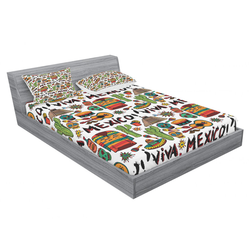 Microfiber Sheet Set, Full Sheet Set with Fitted Sheet