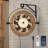 Wall Mounted Fan Dimmable Ceiling Fan With Remote Included