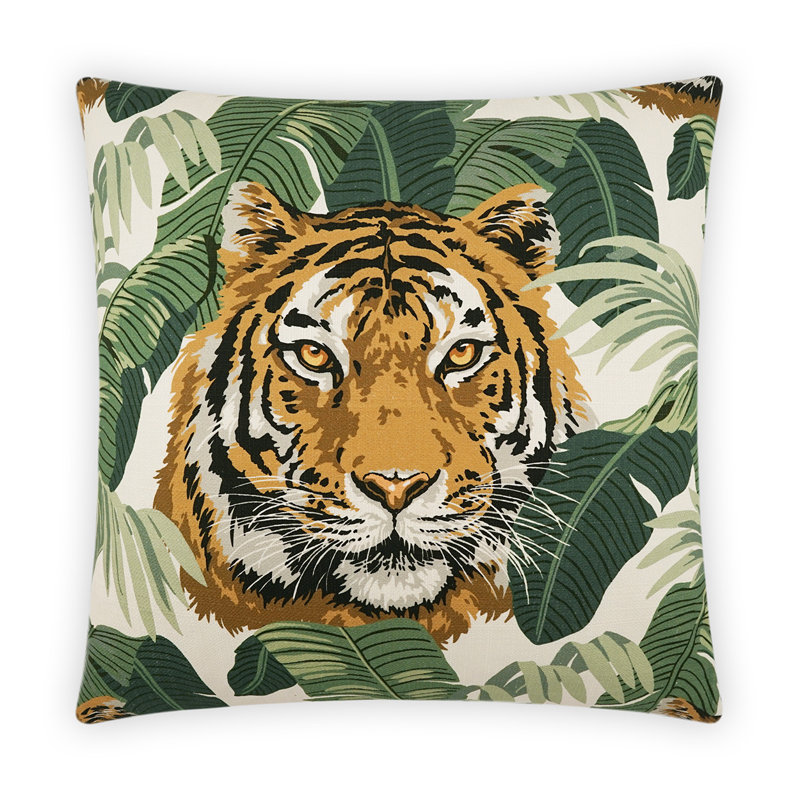 Tiger King Throw Pillow, Square 20"