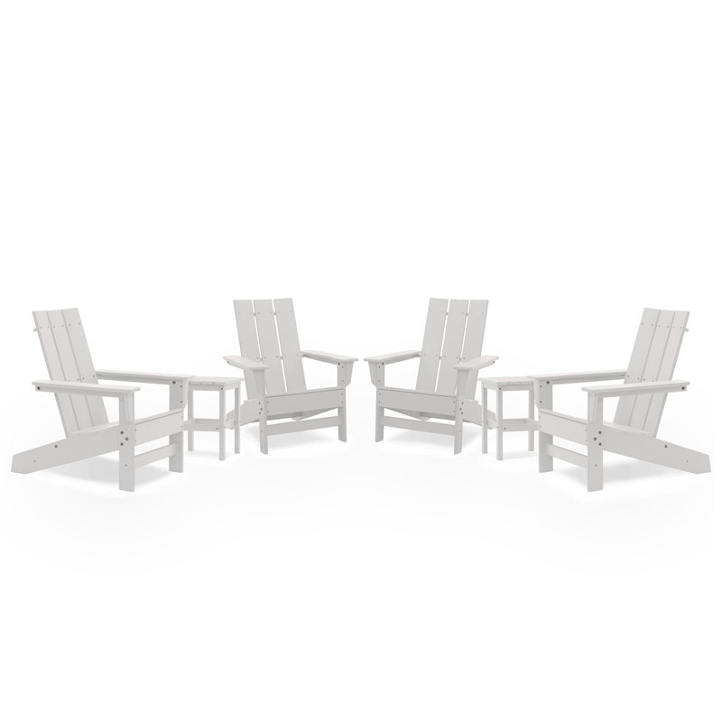 Ratcliff 4 - Person Patio Conversation Set, Bright Red