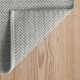 Herringbone Swedish Blue Handwoven Cotton Rug