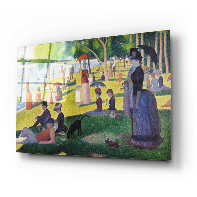 "Un dimanche à la Grande Jatte", H 16 po x l 24 po x P 0,2 po