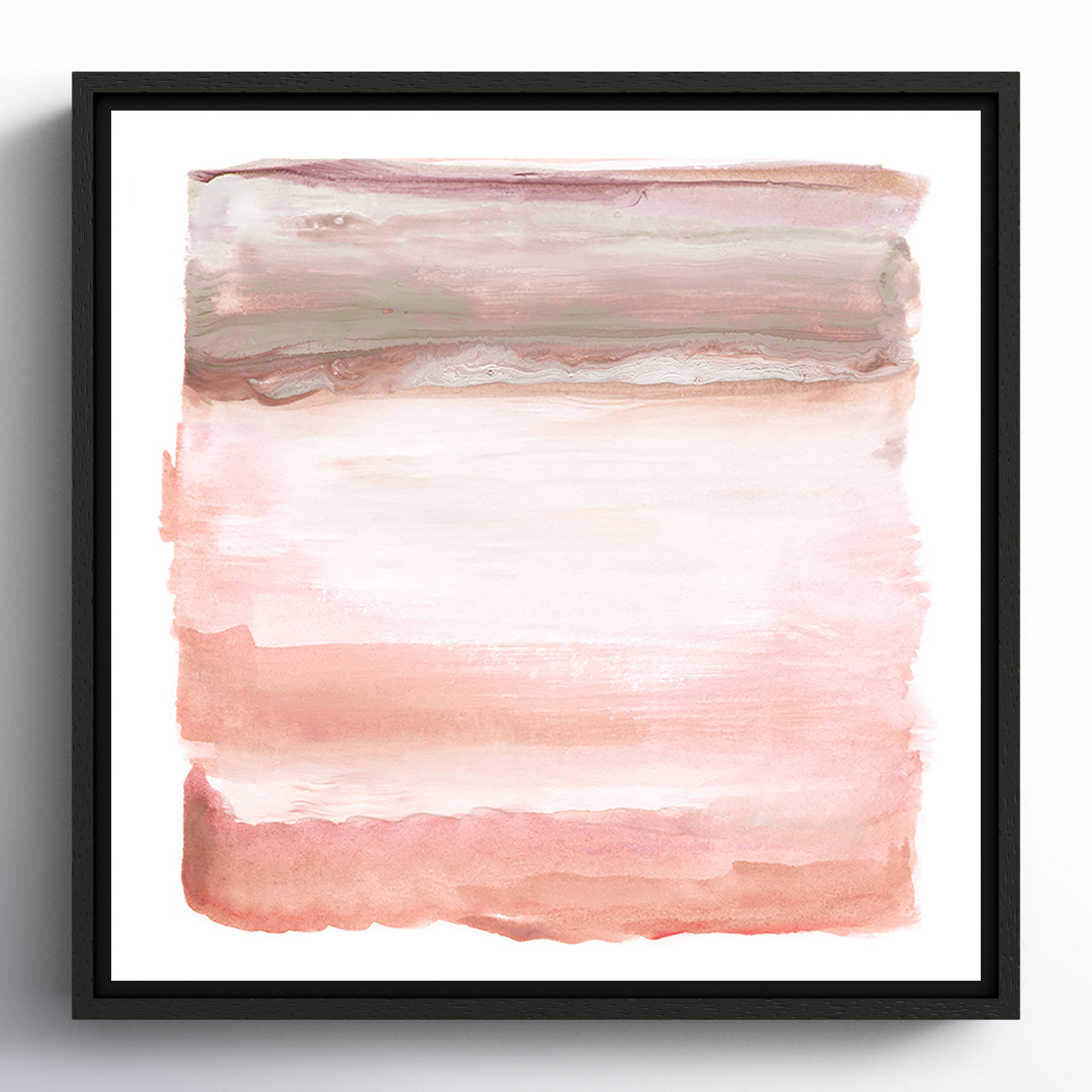 Lakeland "Boho Sky I" Print by Nan, Espresso, 13.5" H x 13.5" W x 2" D