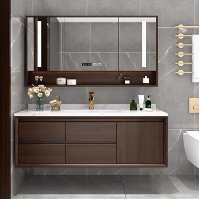 Retro Chinese style bathroom cabinet