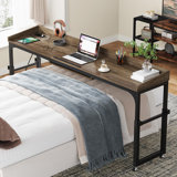 Norocel Adjustable Writing Desk with Power Outlet