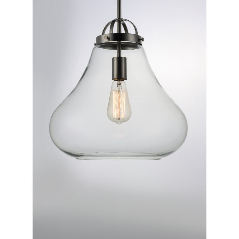 Luminaire suspendu simple 1 lumières Kiester