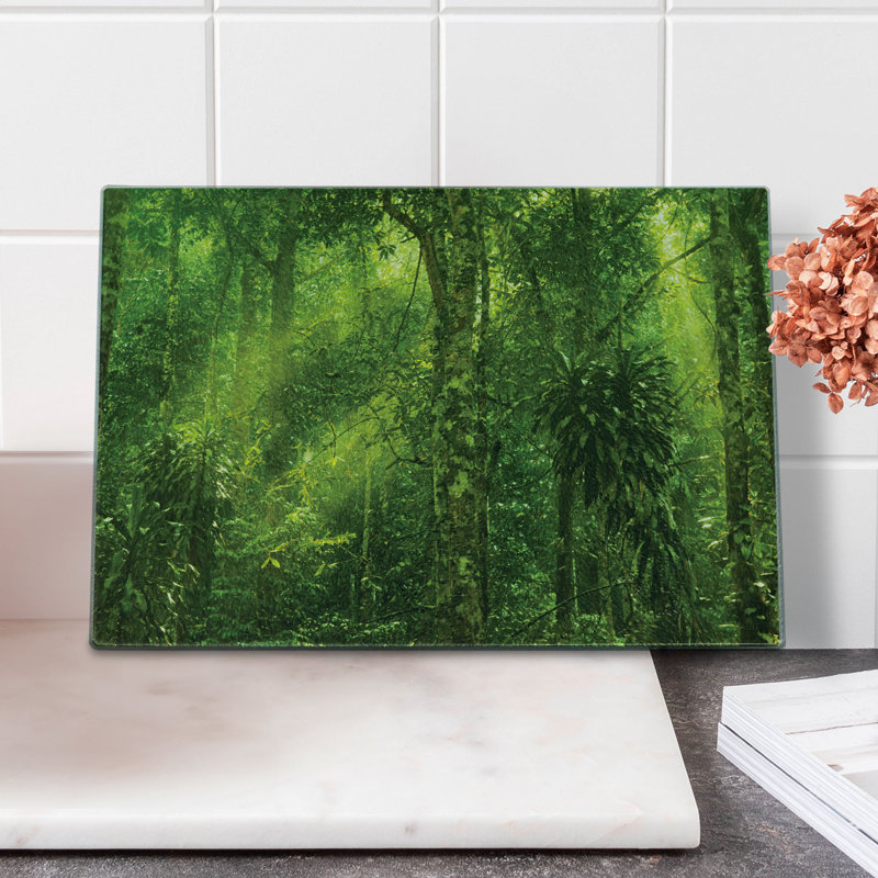 Planche à découper en verre trempé Ambesonne