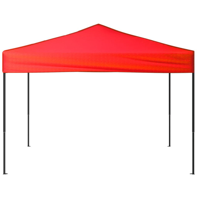 Dakota Fields Folding Party Tent Black, 245 x 292 x 292 cm, Black, Red
