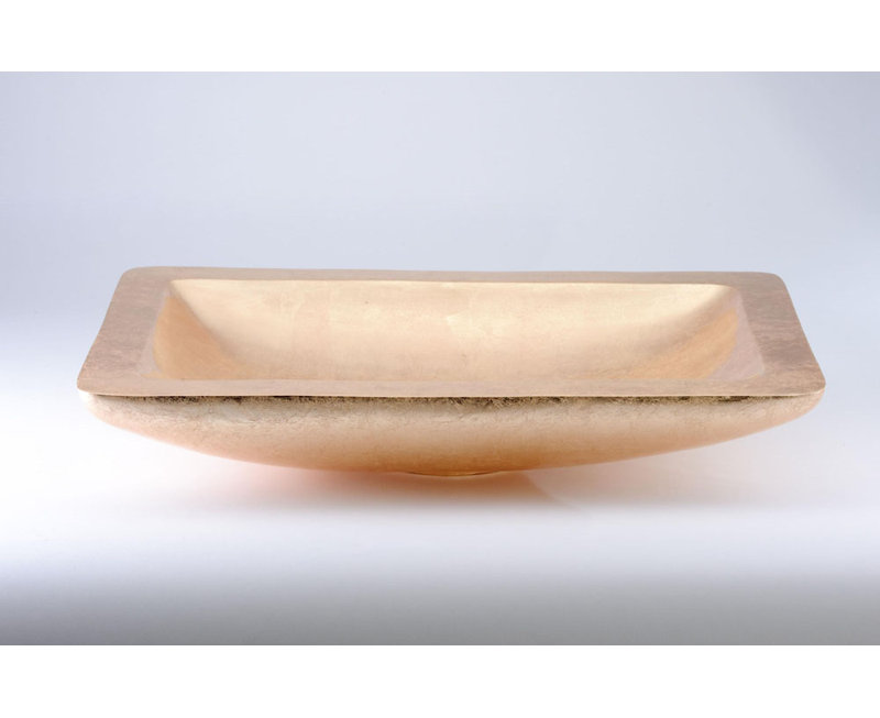 Vogue 25.6'' L Bathroom Sink, Gold Leaf