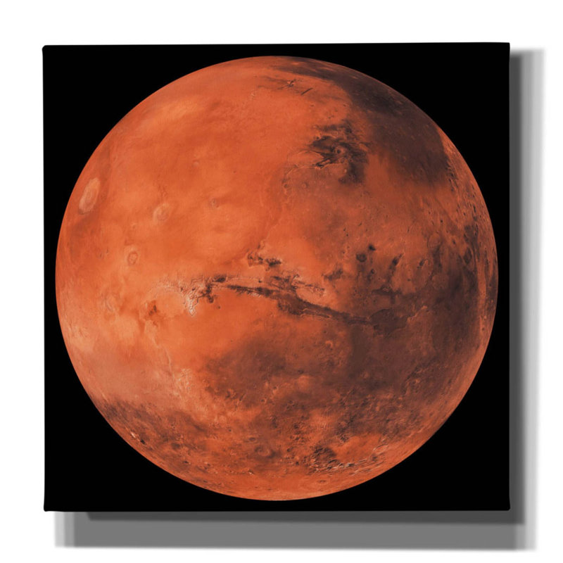 " Planet Mars ", 18" H x 18" W x 0.75" D